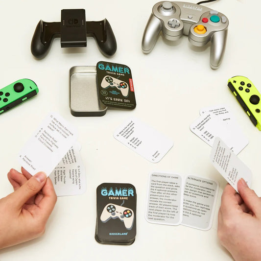 Joc - Gamer Trivia Tin - Kikkerland