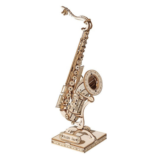 Puzzle 3D - Saxofon, 136 piese - Robotime