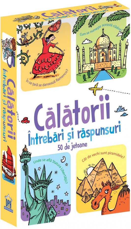 Calatorii. Intrebari si raspunsuri – 50 de jetoane 
