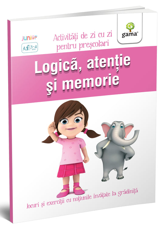 Logica, atentie si memorie 3-4 ani 