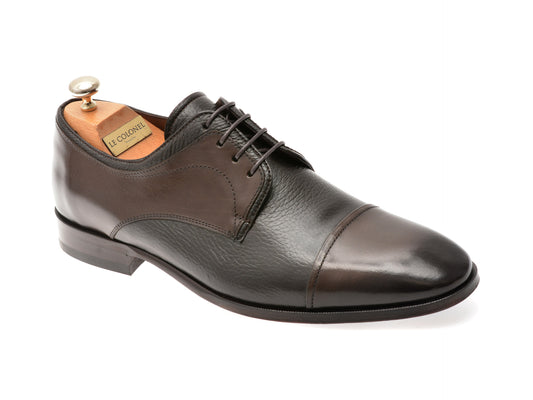 Pantofi eleganti LE COLONEL maro, 487109, din piele naturala