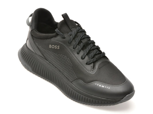 Pantofi sport BOSS negri, 8700, din material textil
