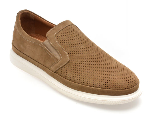 Pantofi GRYXX maro, M7240, din nabuc