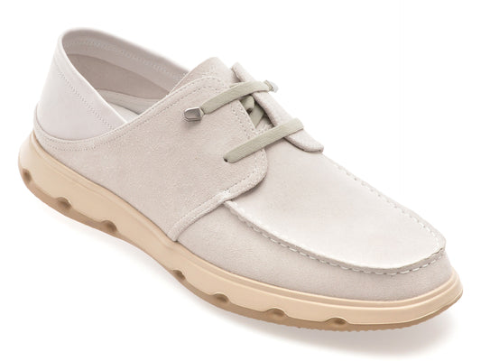 Mocasini GRYXX gri, B552902, din piele naturala