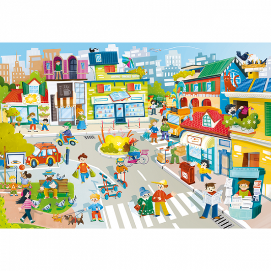 Puzzle - Giant Puzzle - The Eco Friendly City - Ludattica