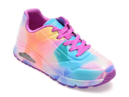 Pantofi sport SKECHERS multicolor, UNO GEN, din piele ecologica