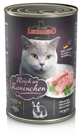 Leonardo Cat Cons Iepure, 400 g