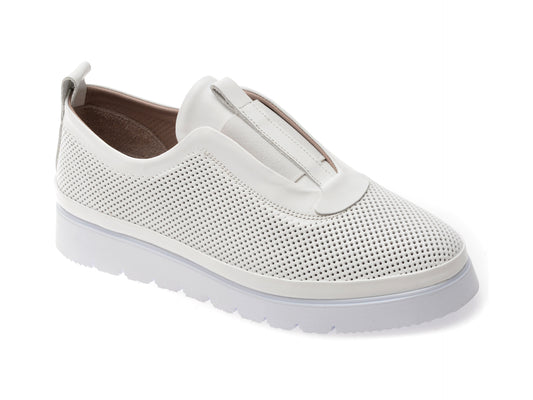 Pantofi GRYXX albi, 1460203, din piele naturala