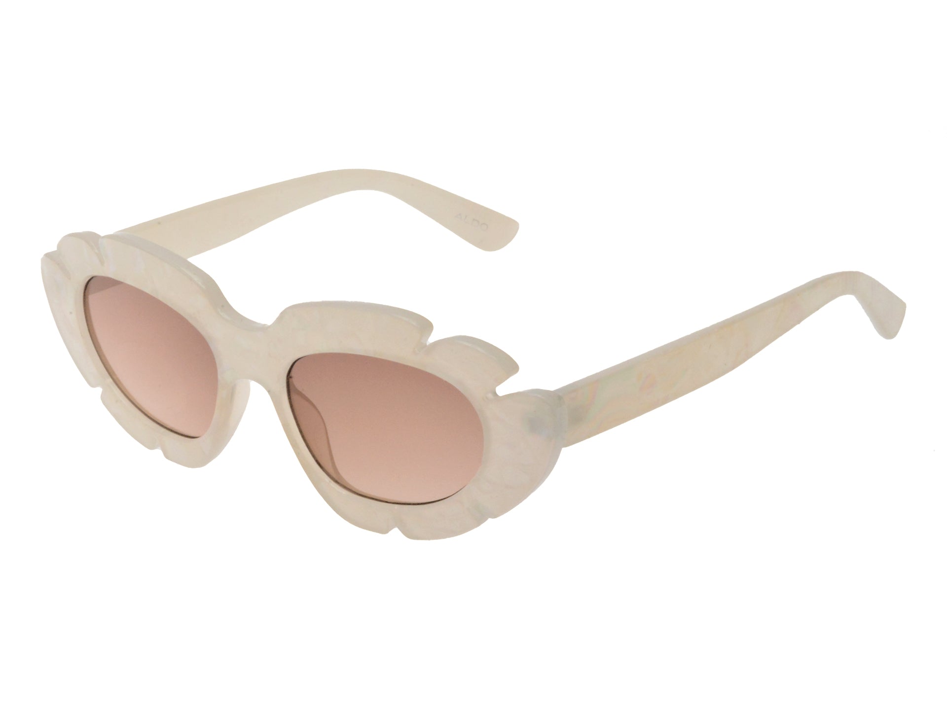 Ochelari de soare ALDO albi, CAUMASEE 100, din pvc