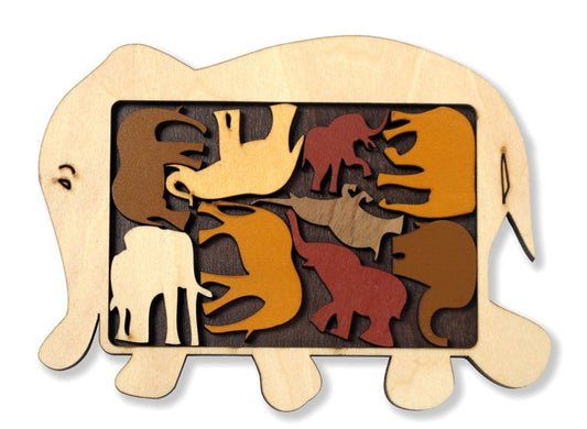 Constantin Animal Puzzle - Elephant Parade - Recent Toys
