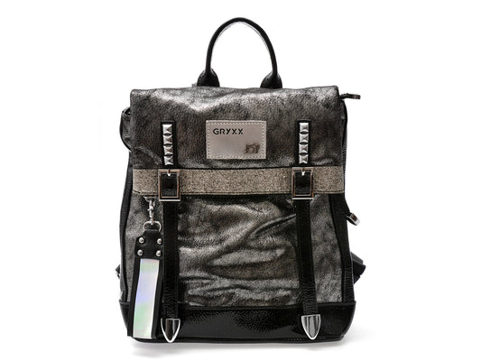 Rucsac GRYXX negru, 64144, din piele ecologica