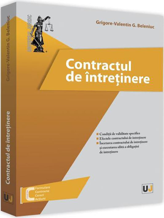 Contractul de intretinere - Grigore-Valentin G. Beleniuc