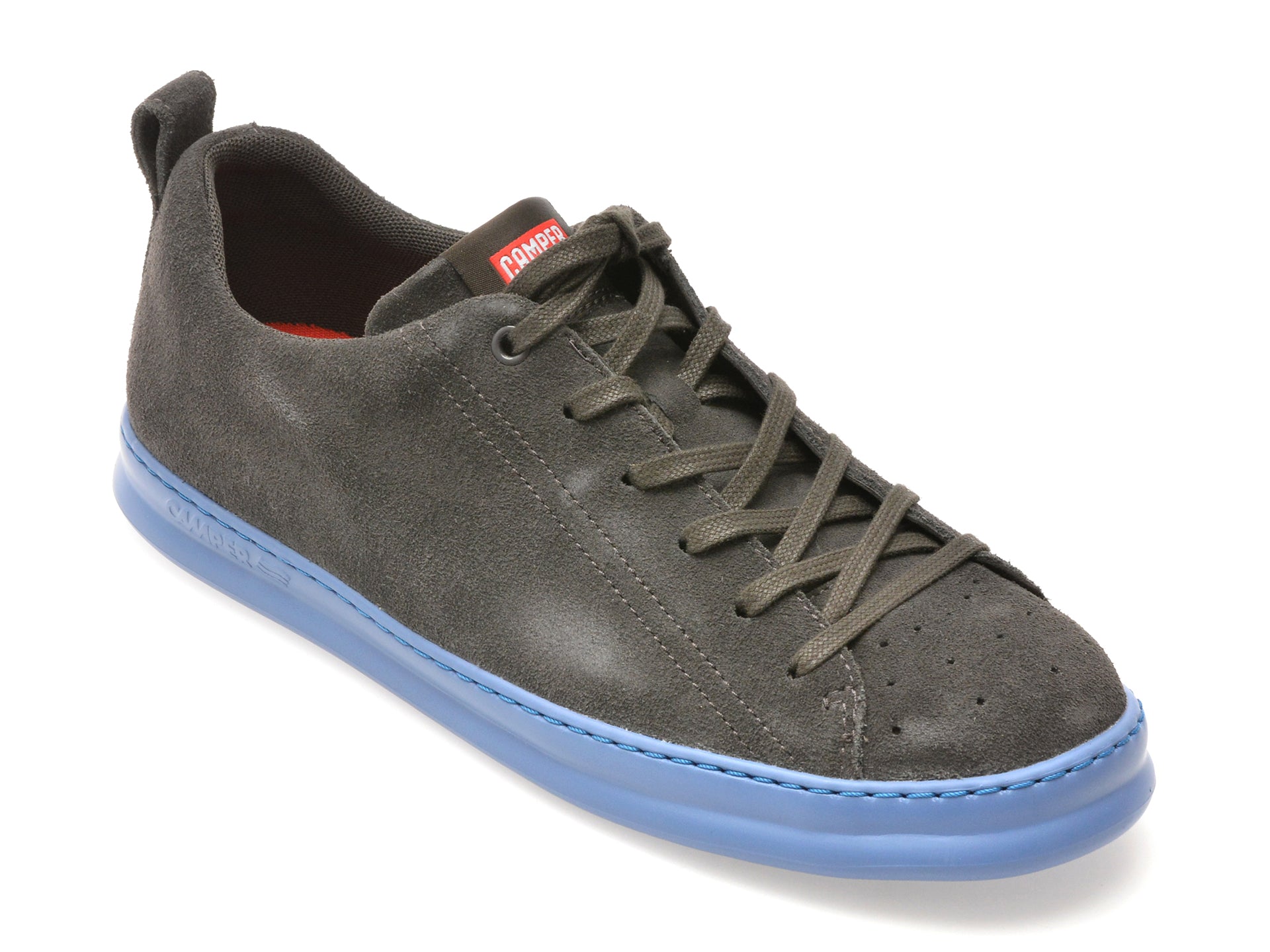 Pantofi sport CAMPER gri, RUNNER, din piele intoarsa
