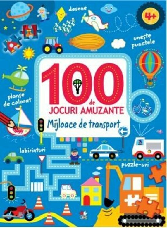 100 de jocuri amuzante - Mijloace de transport 