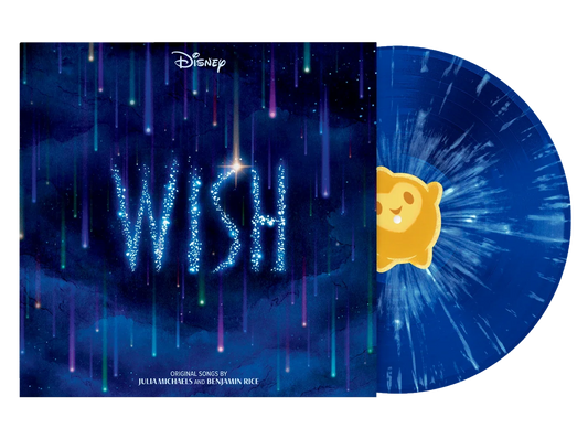 Wish - Soundtrack (Blue Splatter Vinyl, 45 RPM)- Ariana Debose, Chris Pine, Angelique Cabral, Julia Michaels