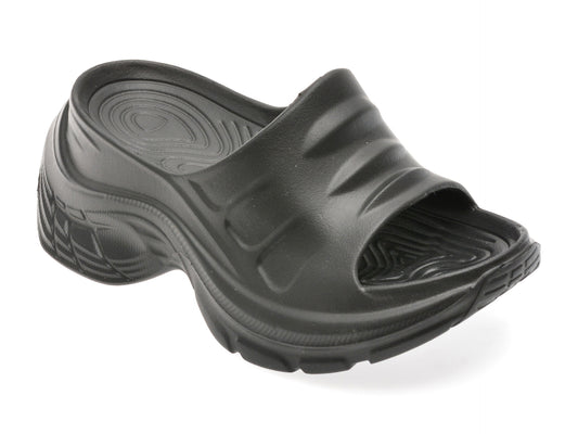 Papuci GRYXX negri, E255, din pvc