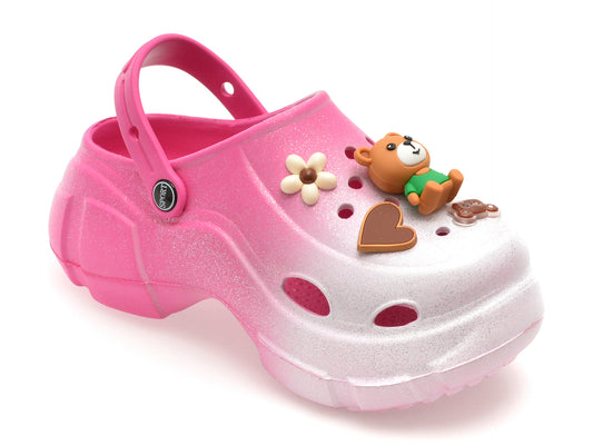 Papuci GRYXX fucsia, 6013, din pvc