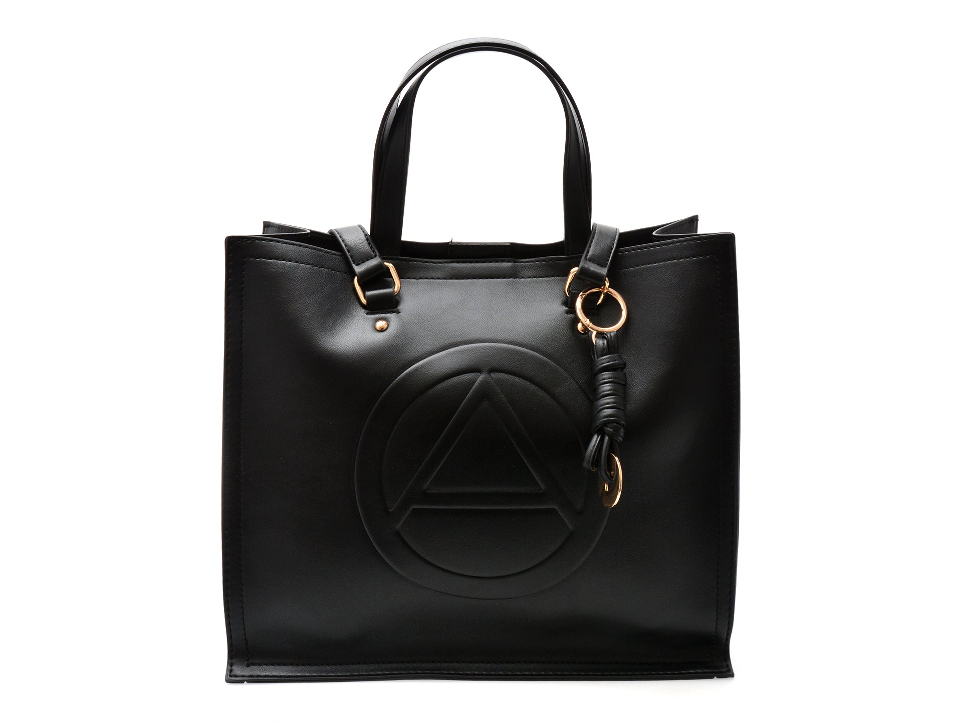 Geanta ALDO neagra, CUSTANCE 001, din piele ecologica