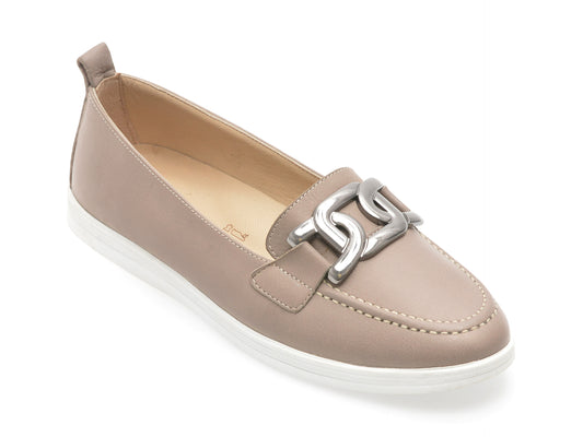 Pantofi KELIK gri, EV2875, din piele naturala