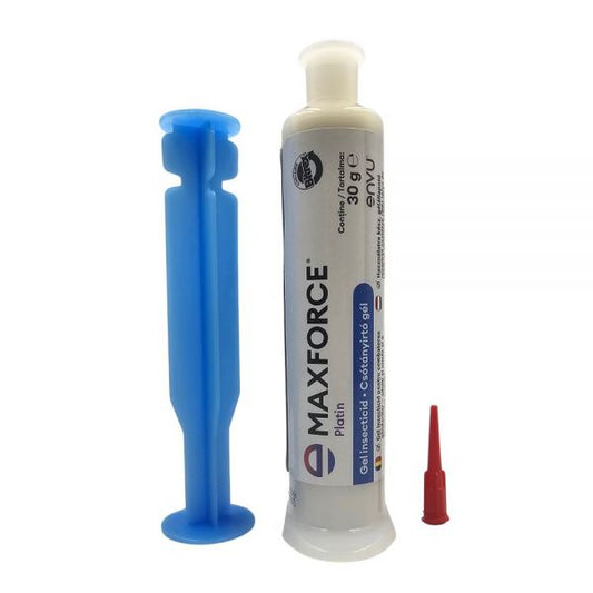 Max Force Platin gel seringa 30G solutie insecticid anti gandaci de bucatarie si pestisorului de argint