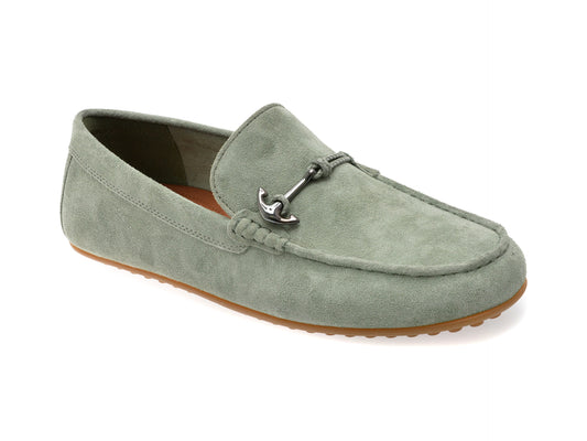 Mocasini eleganti ALDO verzi, WILBART 311, din piele intoarsa