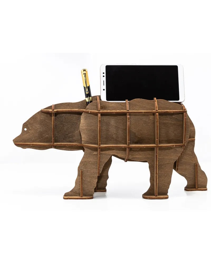Puzzle 3D - Organizator de birou - Urs maro - EWA