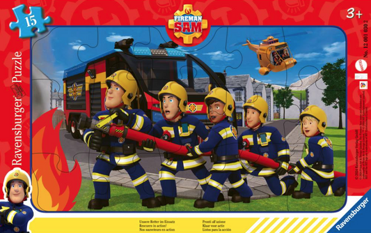 Puzzle tip rama - Pompierul Sam- Ravensburger