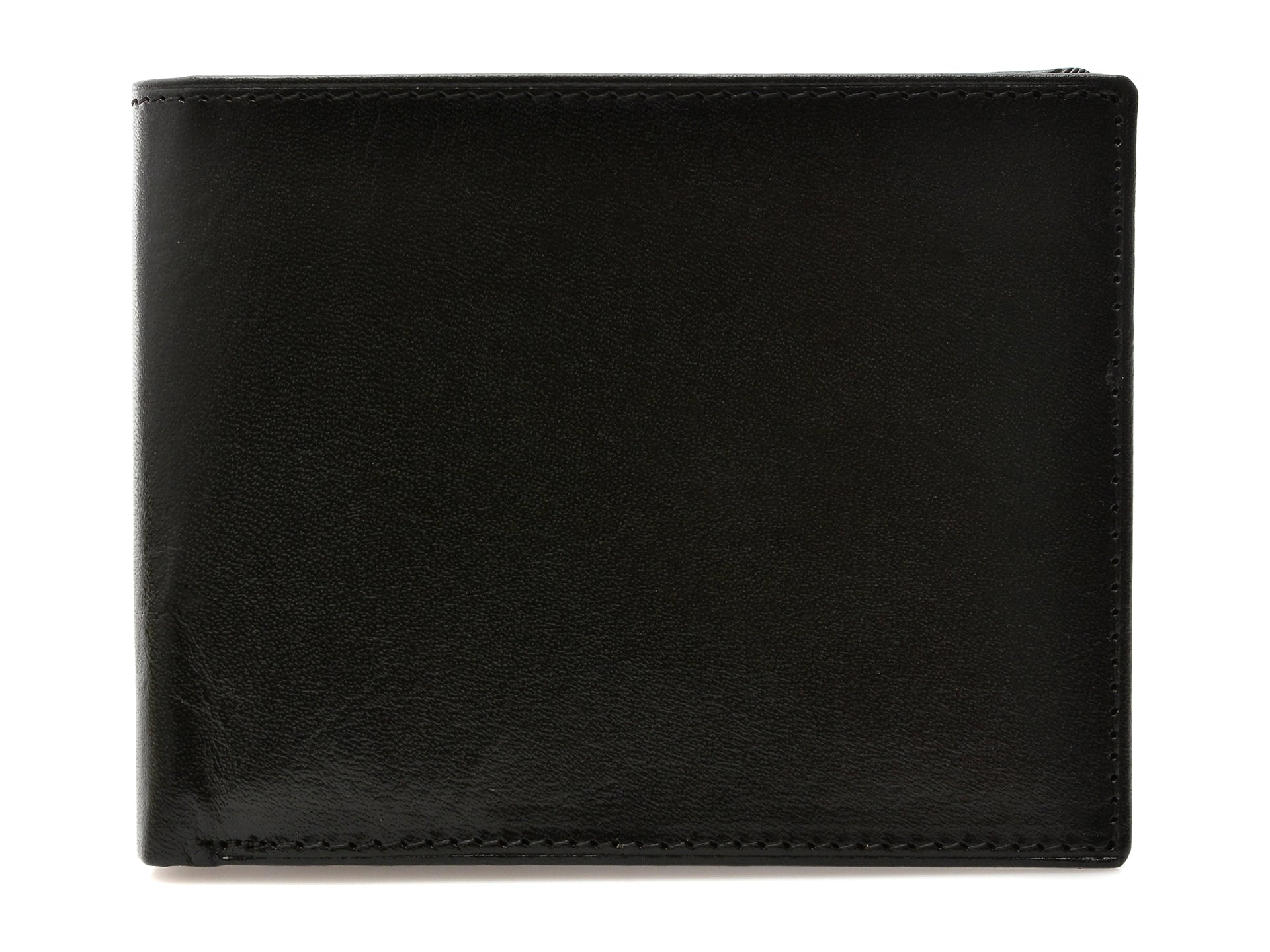 Portofel negru, 4450, din piele naturala