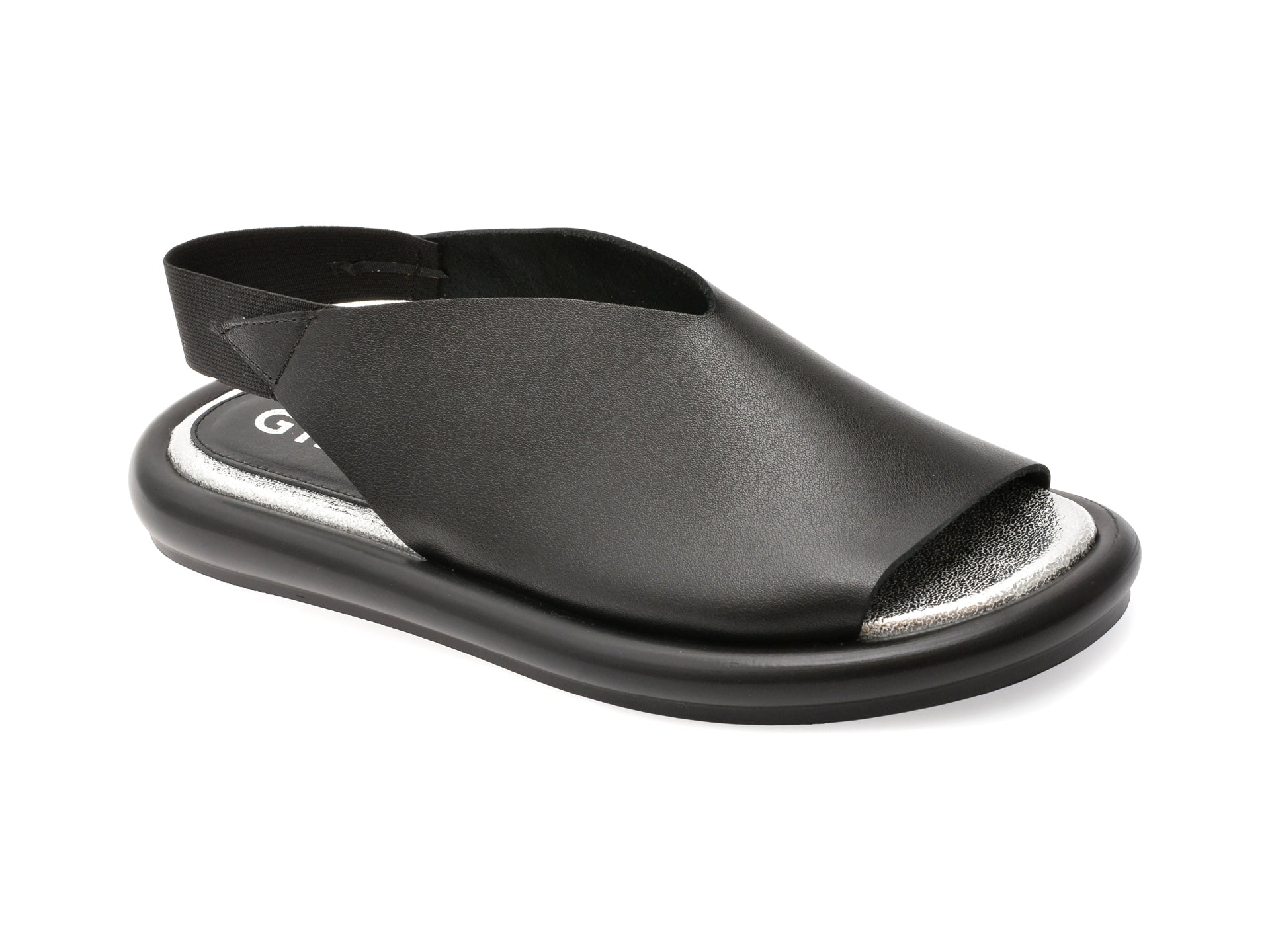 Sandale GRYXX negre, 3642415, din piele naturala