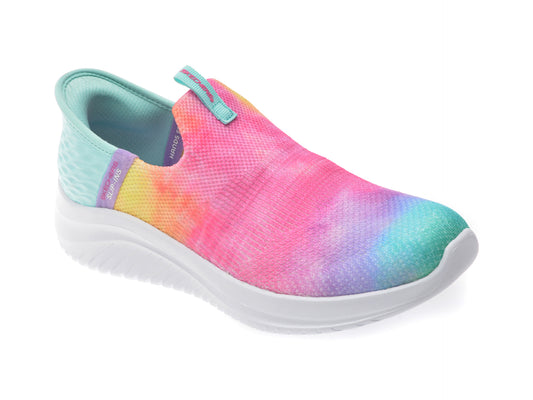 Pantofi sport SKECHERS multicolor, ULTRA FLEX 3.0, din material textil