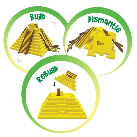 Puzzle 3D - 10 monumente ale lumii- Mapology