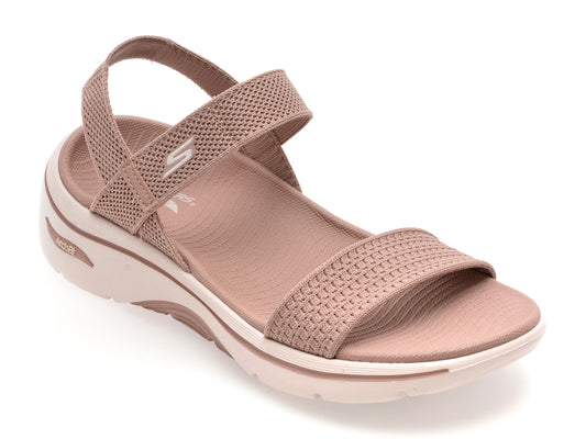 Sandale SKECHERS mov, GO WALK ARCH FIT 2.0, din material textil