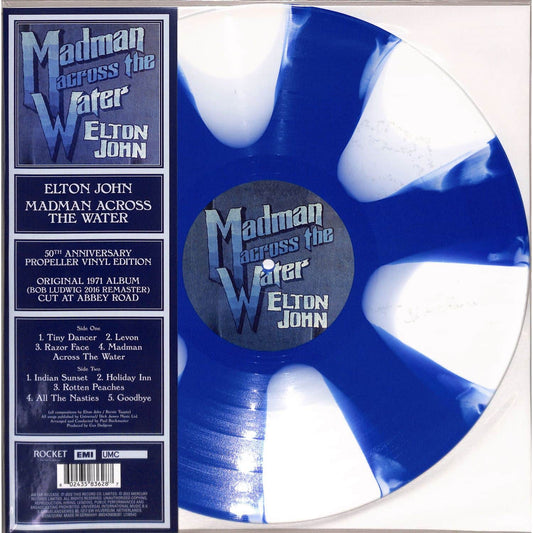Madman Across The Water (Blue & White Propeller Vinyl, 50th Anniversary Edition)- Elton John