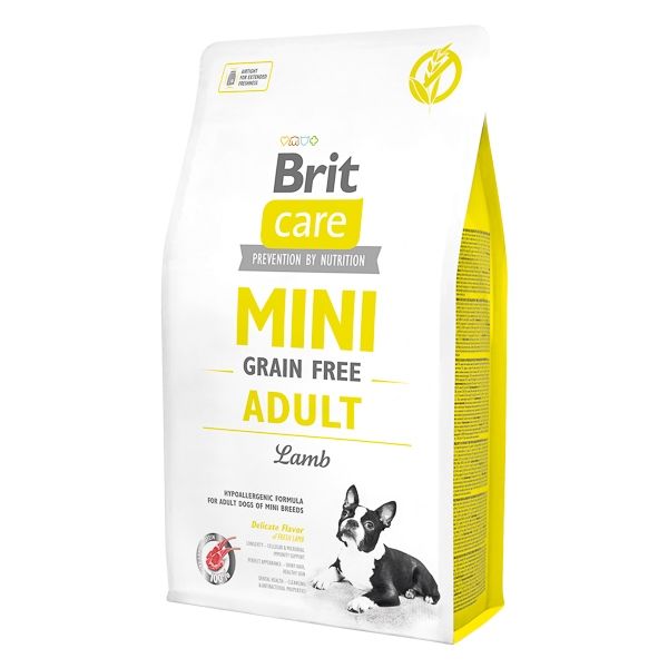 Brit Care Mini Grain Free Adult Lamb, 2 kg