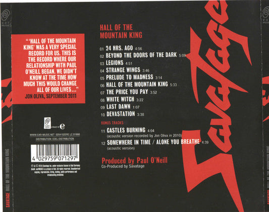 Hall Of The Mountain King- Savatage