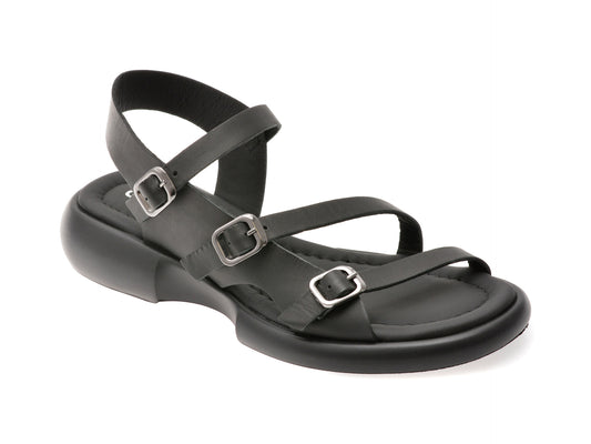 Sandale GRYXX negre, 734110, din piele naturala