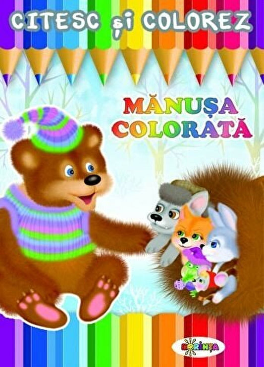Citesc si colorez - Manusa colorata 