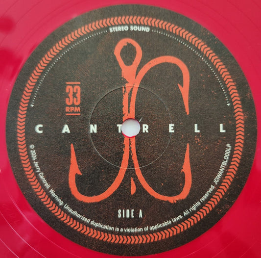 I Want Blood - Red Vinyl- Jerry Cantrell