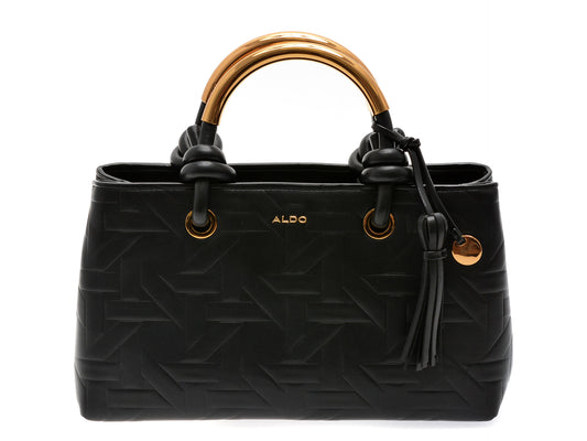 Geanta ALDO neagra, YERIN 006, din piele ecologica