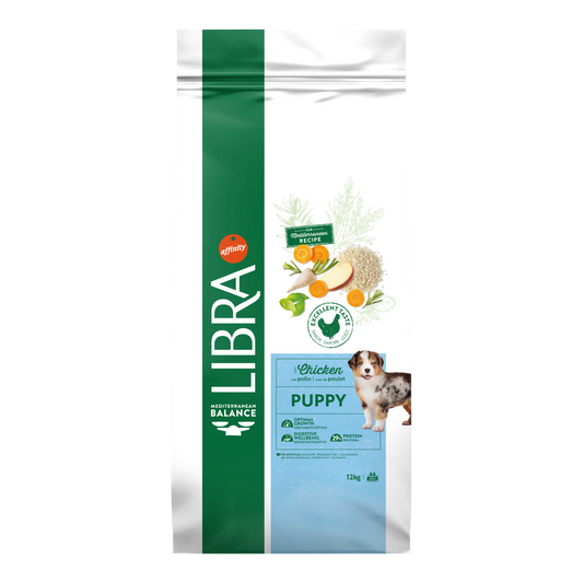 Hrana Uscata Catei, Libra Dog Puppy Medium-Maxi, Pui, 12 kg