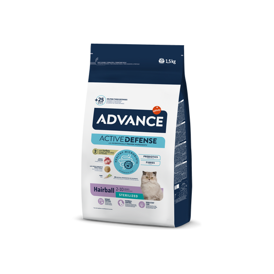 Advance Cat Sterilised Hairball, 1.5 kg