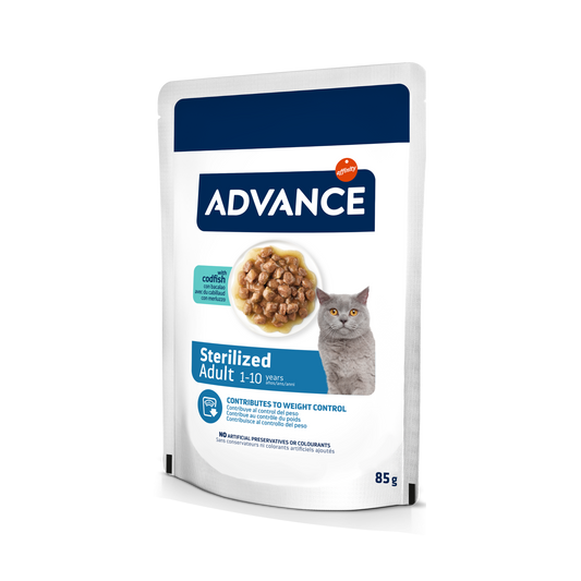 Advance Cat Wet Sterilized Cod, 85 g