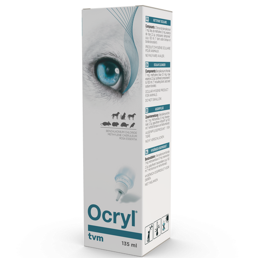 Solutie oftalmica sterila pentru curatare, Caini & Pisici, Ocryl, 135 ml