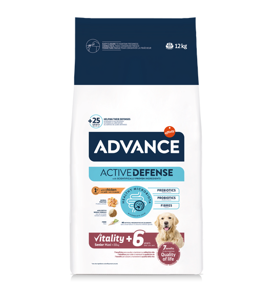 Advance Dog Maxi Senior Vitality, 12 kg