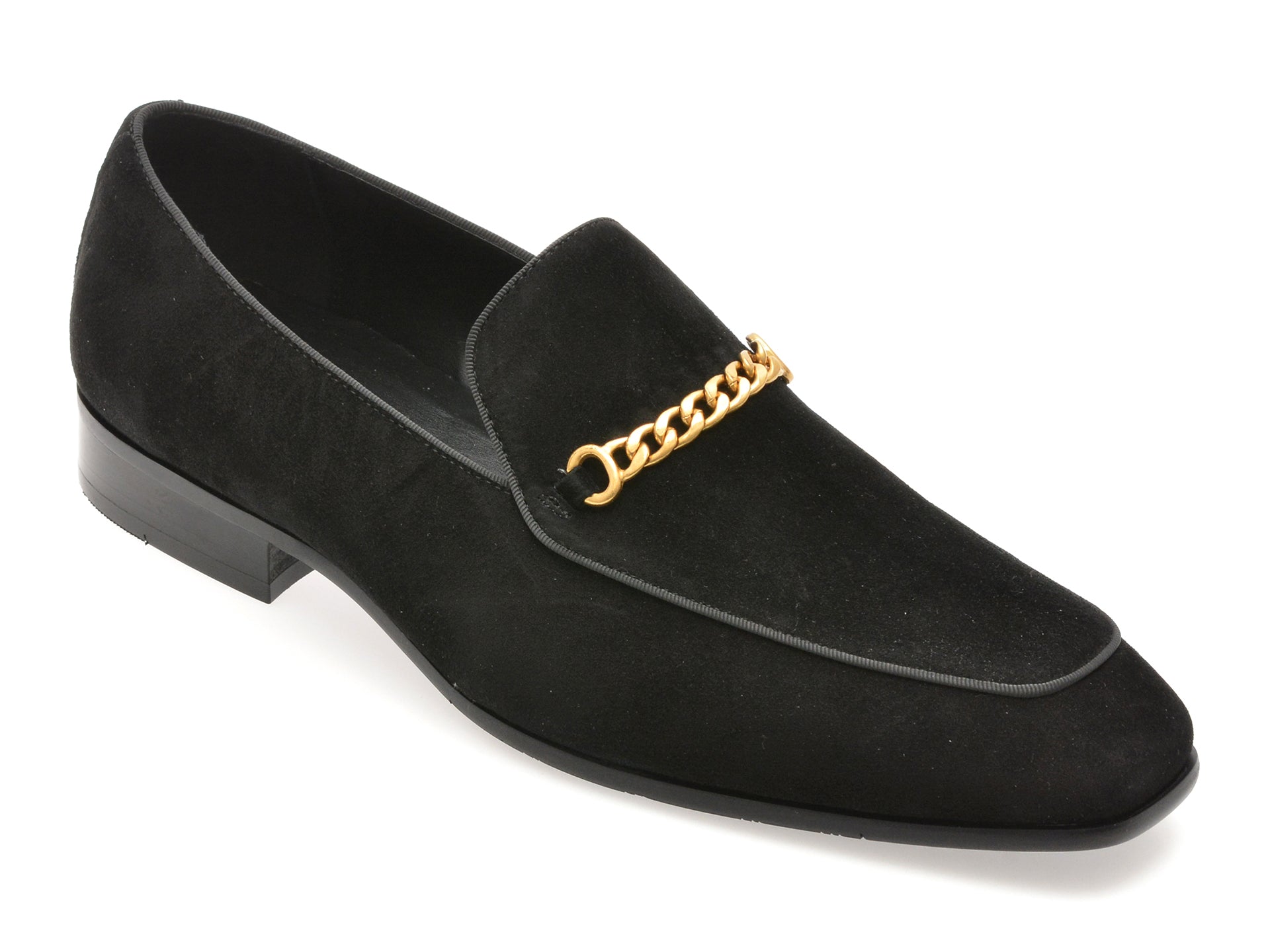 Mocasini eleganti ALDO negri, UMO 004, din piele intoarsa