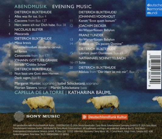 Abendmusik- Dieterich Buxtehude, Capella de la Torre, Katharina Bauml