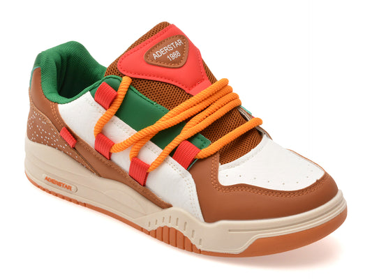 Pantofi sport FASHION maro, RB001, din piele ecologica