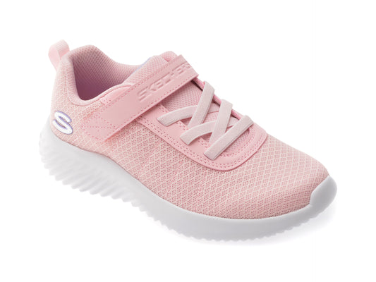 Pantofi sport SKECHERS roz, BOUNDER, din material textil