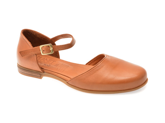 Pantofi PLANET maro, 243344, din piele naturala