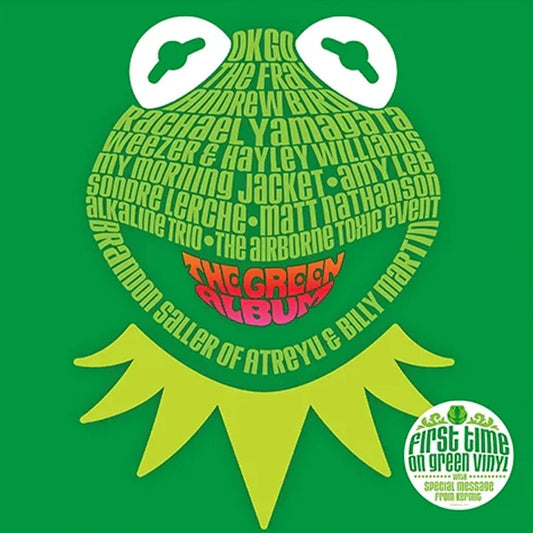 The Muppets - The Green Album - Green Vinyl (33 RPM)- Various Artists